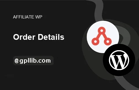 AffiliateWP – Affiliate Order Details