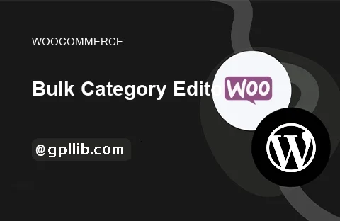 WooCommerce Bulk Category Editor
