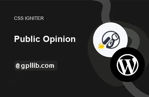 CSS Igniter Public Opinion WordPress Theme