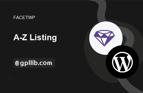 FacetWP – A-Z Listing