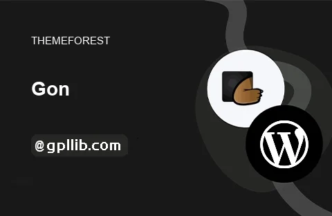 Gon Responsive MultiPurpose WordPress Theme
