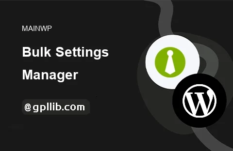 MainWP Bulk Settings Manager Extension