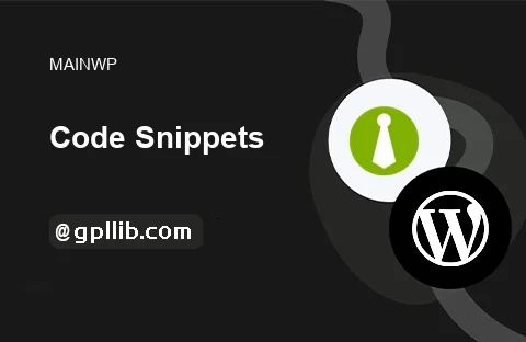 MainWP Code Snippets Extension