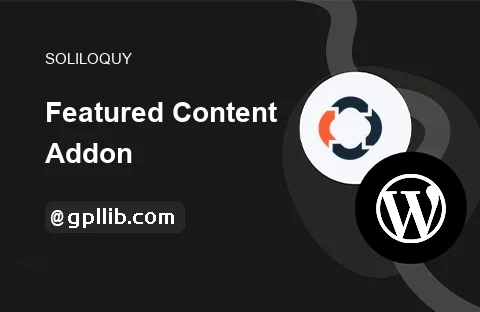 Soliloquy Featured Content Plugin