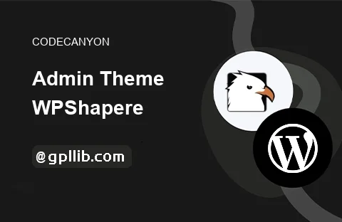 WordPress Admin Theme WPShapere