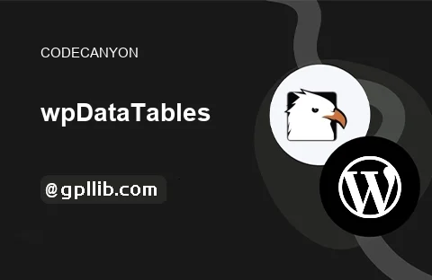 wpDataTables – WordPress Tables and Charts Manager